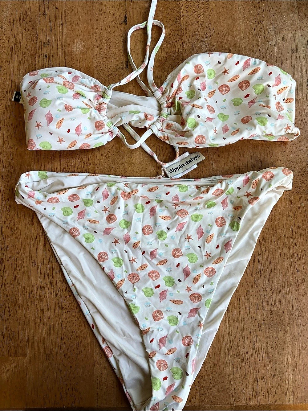 Dippin Daisy bandeau swimsuit set